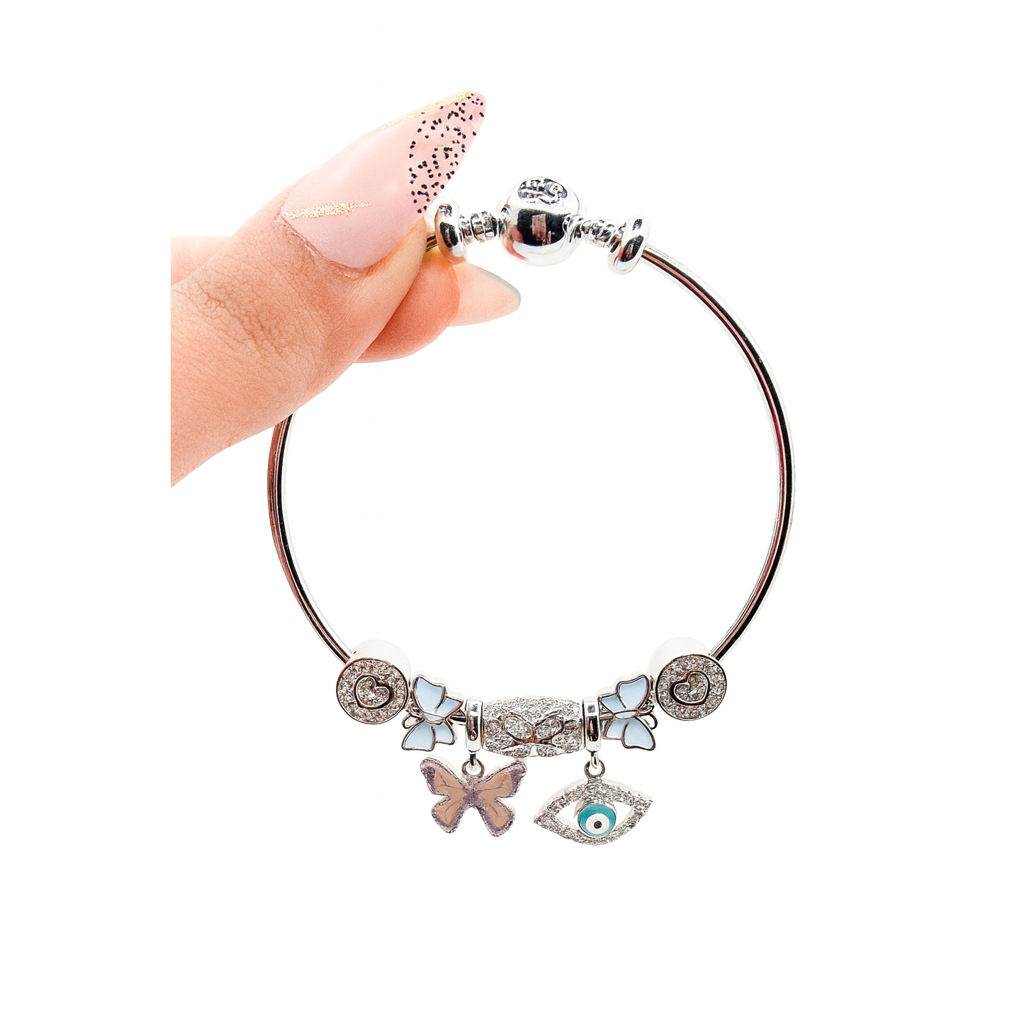 Enchanted Butterfly Eye Bracelet Sterling Silver ✨