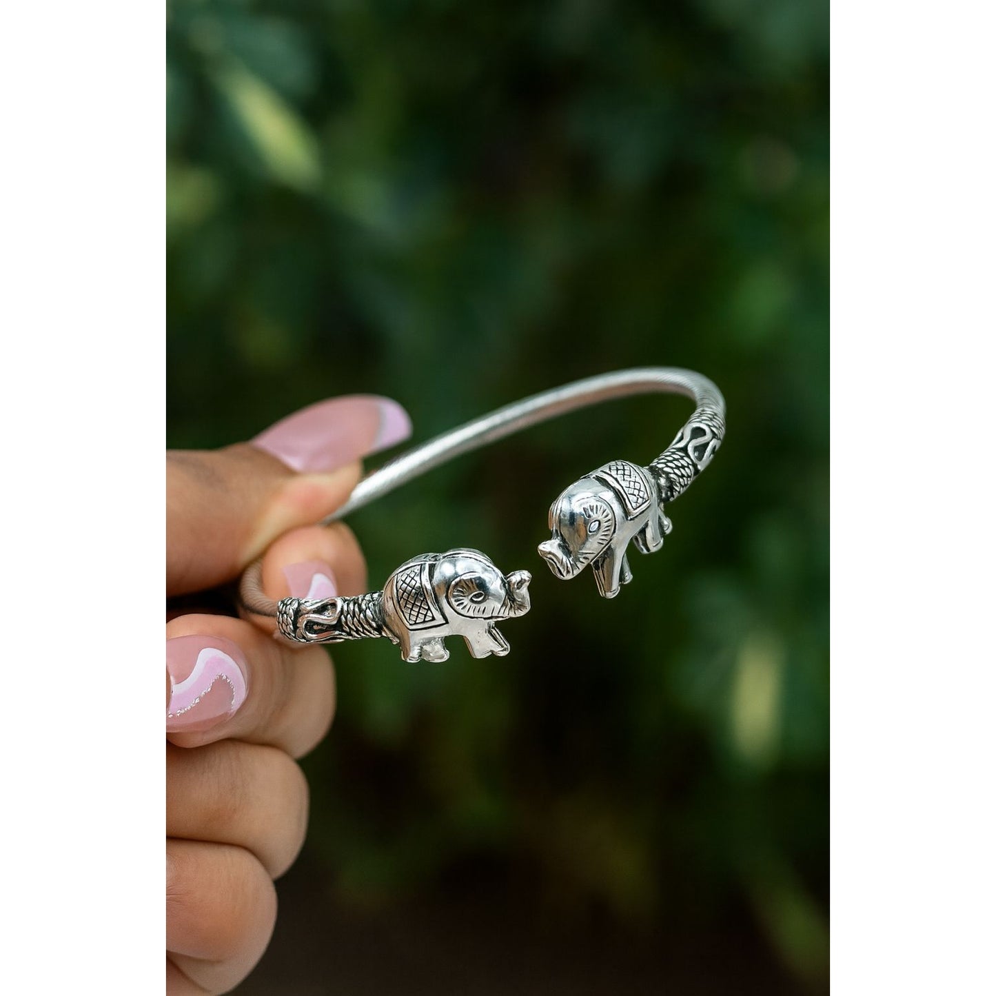 π Sterling Silver 925 Elephant Bracelet β¨
