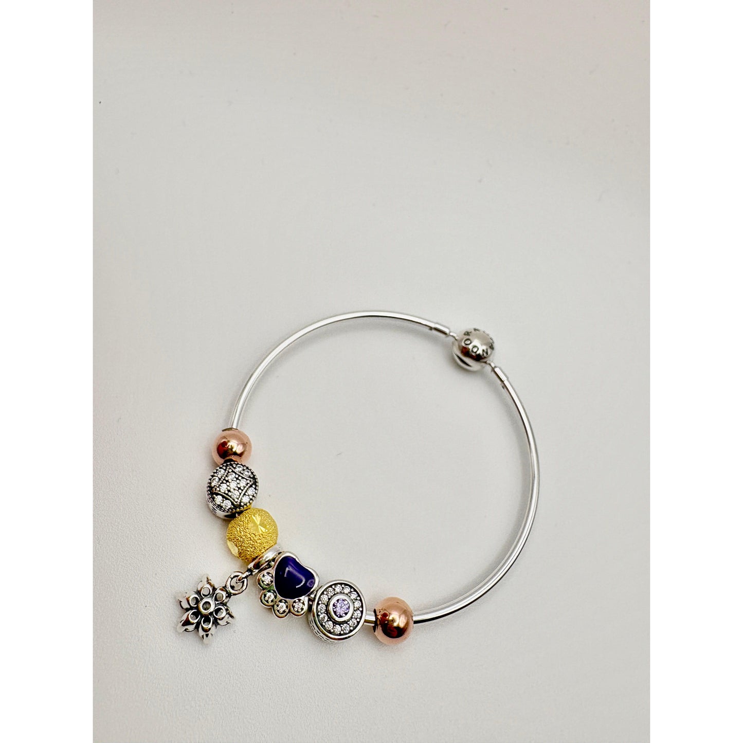 β¨ Multi-Color Charms Bracelet β 925 Sterling Silver ππΈ