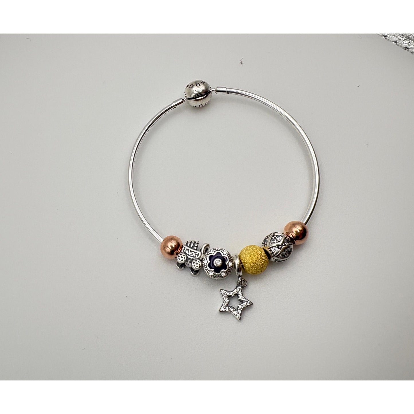 ⭐ Star Charm Bracelet – 925 Sterling Silver ✨🌸