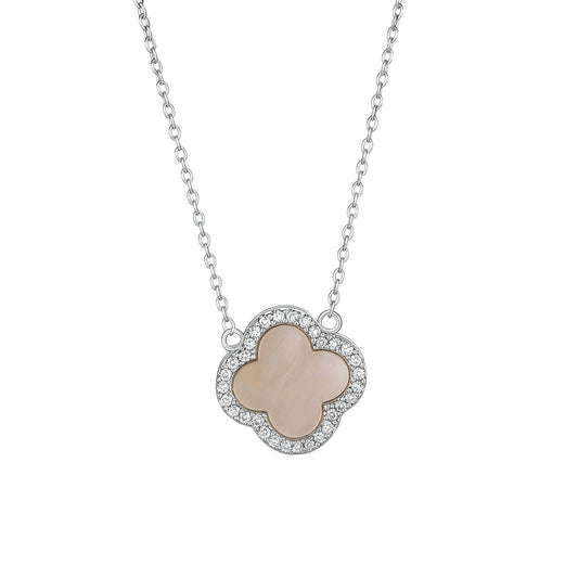 ✨ Premium Pure Silver 925 Clover Pendant Necklace 🌸